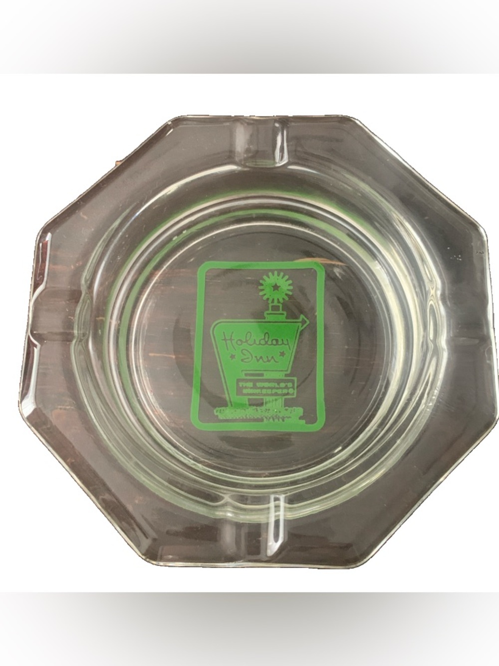 Vintage Ashtray Holiday Inn The World's Innkeeper 4 Position Glass
